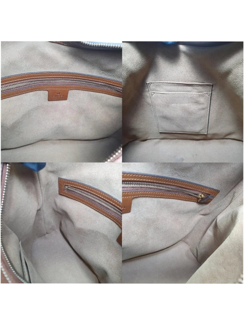 Authentic Gucci GG Supreme Canvas Shoulder Bag Brown Leather Trim | Designer - Picture 9 of 11